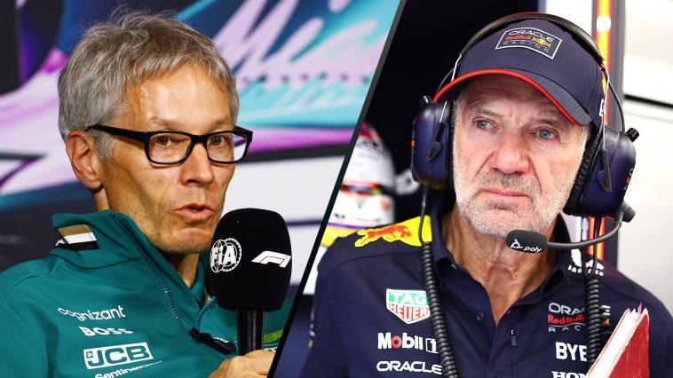 "Me haría muy feliz si viniera con nosotros", dice Krack, quien cree que Aston Martin está "en la búsqueda" de Newey