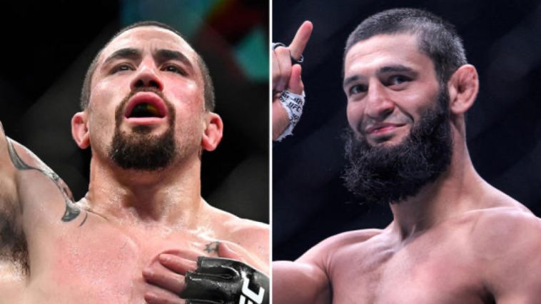 Robert Whittaker solicitó la reubicación de Khamzat Chimaev