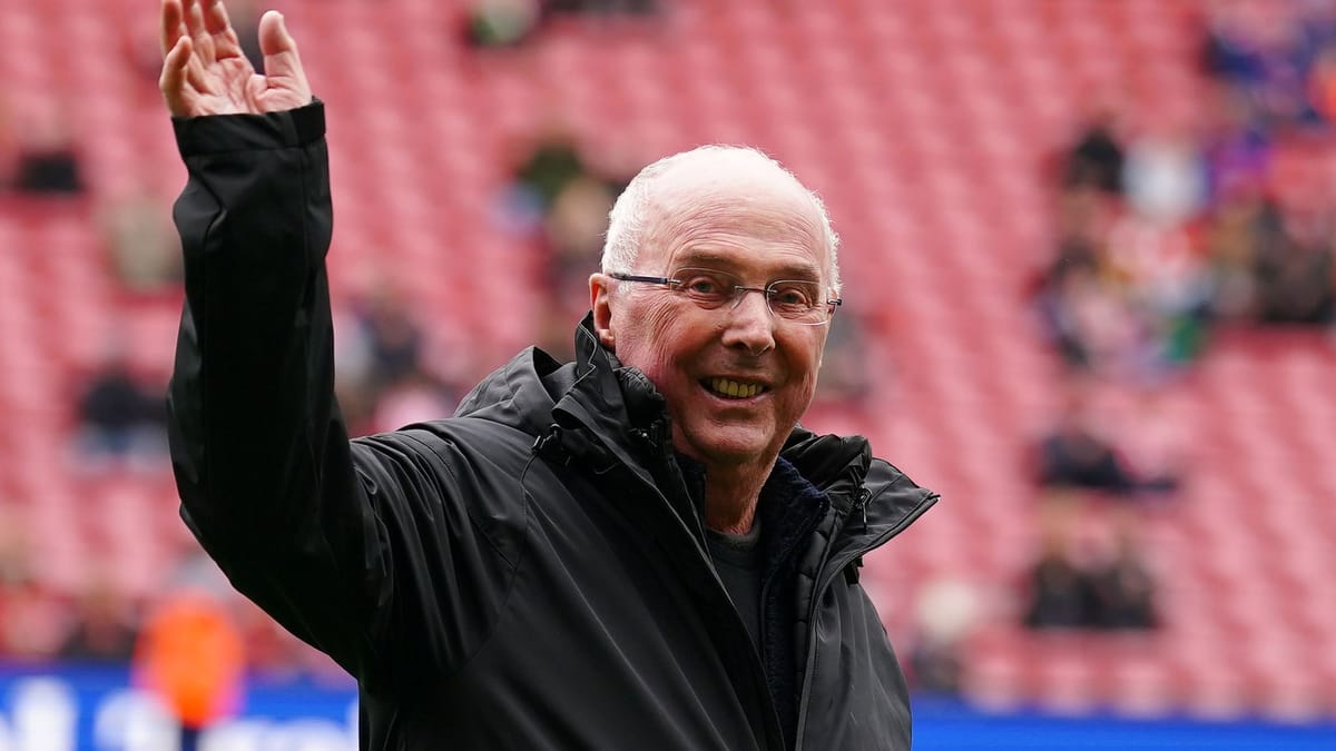 Sven-Goran Eriksson expresa las emociones de sus fans