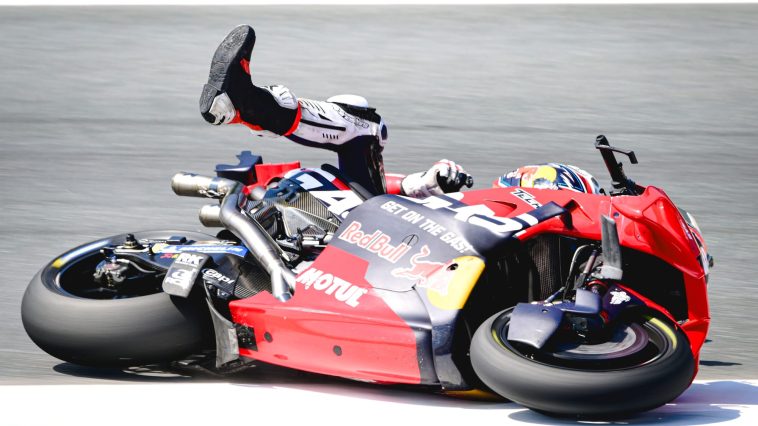 Accidente de Pedro Acosta, Tech3 Gas Gas, MotoGP