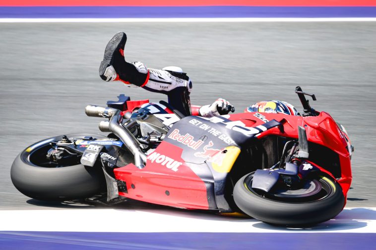 Accidente de Pedro Acosta, Tech3 Gas Gas, MotoGP