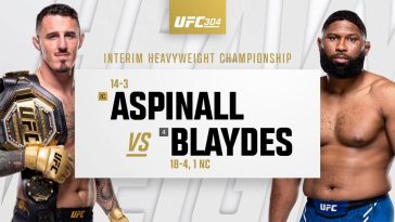 Vídeo con los mejores momentos de la UFC 304: Tom Aspinall vs Curtis Blaydes