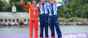 Juegos Olímpicos de Londres 2012 - Alistair Brownlee, Javier Gomez, Jonathan Brownlee