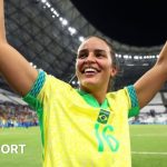 Gabi Nunes at the Olympic Games with Brazil