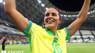 Gabi Nunes at the Olympic Games with Brazil