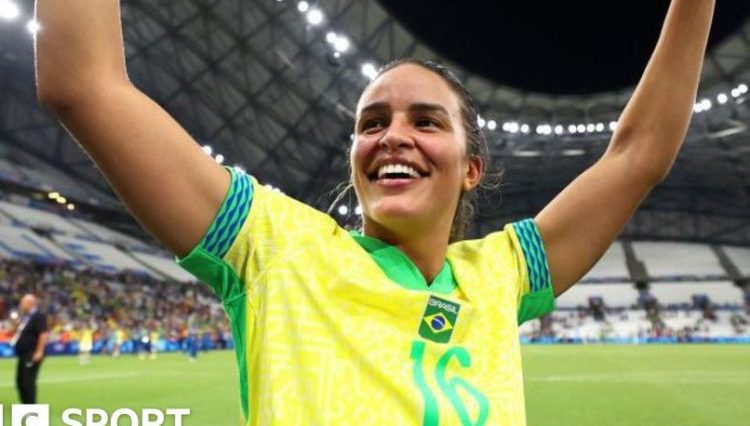 Gabi Nunes at the Olympic Games with Brazil