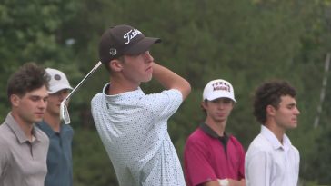 Austin Barry, adolescente del norte de Colorado, reconocido por su desempeño histórico en el campo de golf