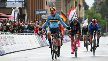 Campeonato Mundial de Ruta UCI: Lotte Kopecky se adjudica el segundo título consecutivo de carrera femenina de élite en ruta