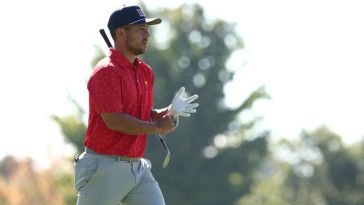 Xander Schauffele marcó el ritmo de Estados Unidos. (Jared C. Tilton/Getty Images)