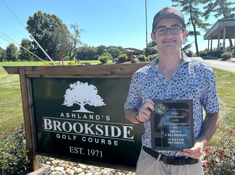 Aiden Baker ganó la División Scratch Masculina en el Campeonato del Club de Golf Brookside 2024.