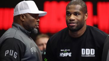 Esta semana se extendió un rumor descabellado de que Daniel Dubois (derecha) había despedido a su entrenador Don Charles (izquierda).