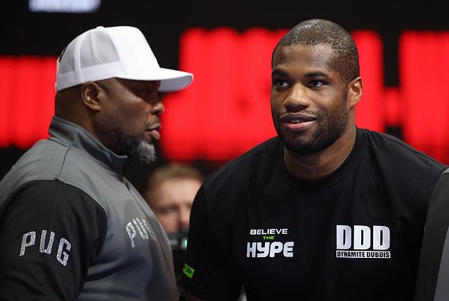 Esta semana se extendió un rumor descabellado de que Daniel Dubois (derecha) había despedido a su entrenador Don Charles (izquierda).