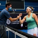 Aryna Sabalenka y Antón Dubrov