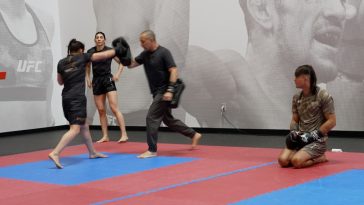 Entrenamientos abiertos de UFC 306, peleadores se reúnen para la Noche UFC