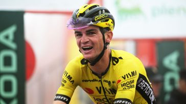 'Es irremplazable': Sepp Kuss lamenta la pérdida de su compañero de equipo Wout van Aert en la Vuelta a España tras el accidente del belga