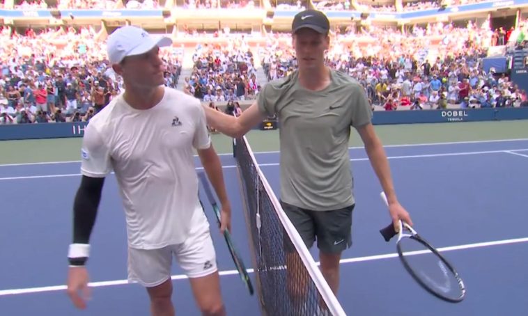 Christopher O'Connell y Jannik Sinner, Abierto de Estados Unidos 2024