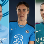 Vivianne Miedema, Lucy Bronze and Mary Earps