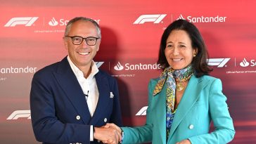 La Fórmula 1 anuncia a Santander como socio oficial de banca minorista