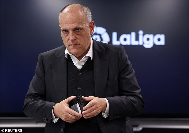 Javier Tebas afirma que la mayoría de los clubes de la Premier League creen que el Manchester City debería ser sancionado