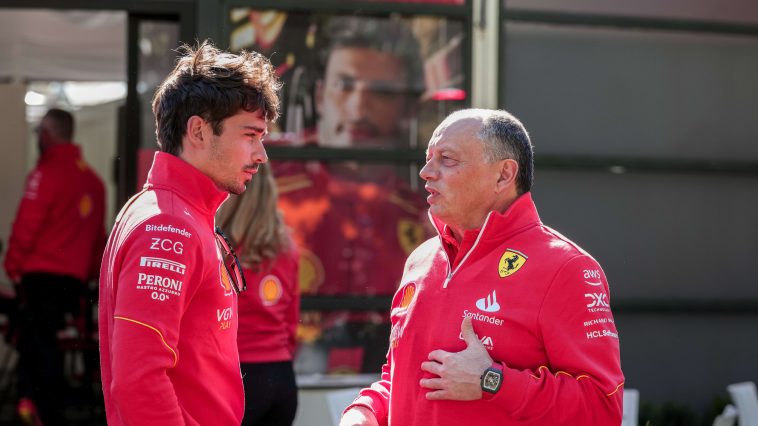 Leclerc habla sobre cómo ha cambiado la cultura de Ferrari bajo el mando de Vasseur