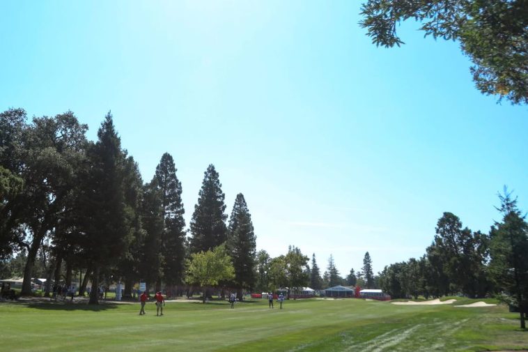 El hoyo 18 del Silverado Resort and Spa en Napa, California. (Jed Jacobsohn/Getty Images)