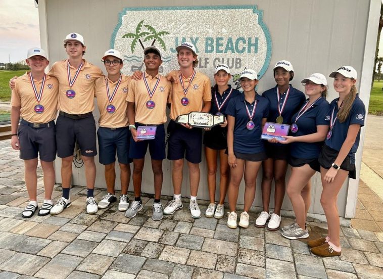 Los equipos de golf masculino y femenino de Bolles se combinaron para ganar el Jax Beach Varsity Invitational por segunda vez en tres años el 28 de septiembre en el Jacksonville Beach Golf Club.