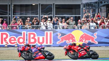 Martin le propina una sorprendente derrota a Bagnaia en el sprint de MotoGP en Misano