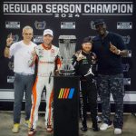 Denny Hamlin, Michael Jordan, Tyler Reddick - Campeón de la temporada regular de NASCAR 2024