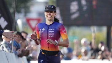 Sara True IRONMAN Arizona 2022 [Photo credit Patrick McDermott Getty Images for IRONMAN]