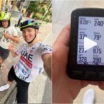 Tadej Pogačar parece haber marcado un FTP de 415 vatios en un recorrido de preparación para el Mundial de más de seis horas