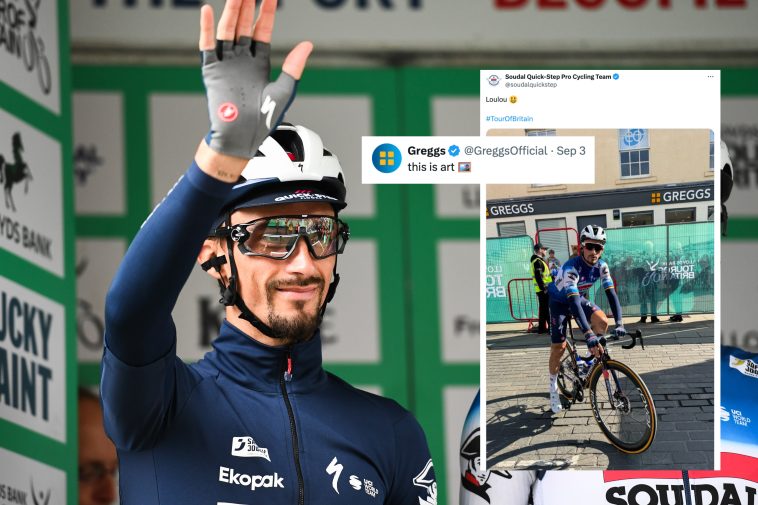 Tweets de la semana: Julian Alaphilippe se acerca a Greggs en el Tour de Gran Bretaña