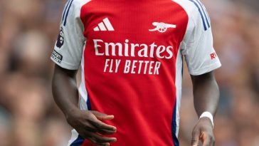 El Arsenal y Bukayo Saka tienen un 6,3 por ciento de posibilidades de levantar el trofeo.