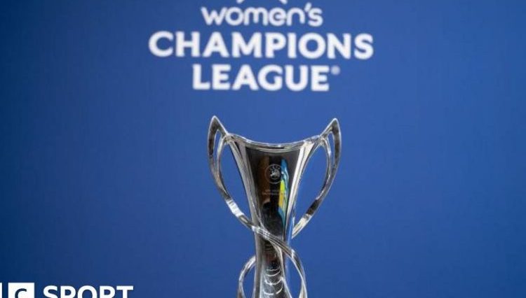 An image of the Women's Champions League trophy