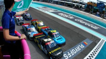 Alineación inicial de Miami: octubre de 2024 (NASCAR Truck Series)