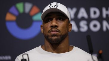 Anthony Joshua recibió una suspensión del boxeo luego de su derrota ante Daniel Dubois.