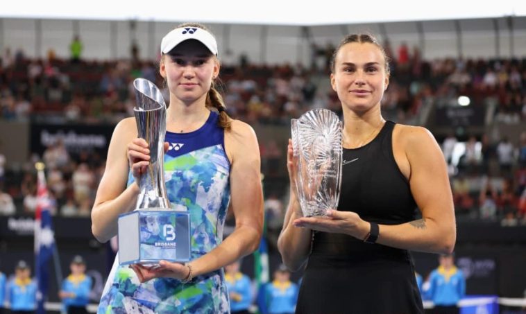 Aryna Sabalenka y Elena Rybakina