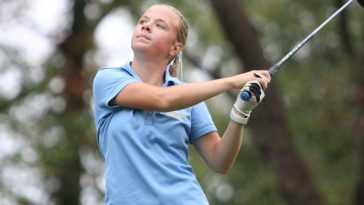 Payton Rohrhoff, estudiante de primer año de Hartland, disparó 85 en las regionales y se perdió el torneo de golf estatal de la División 1 por un golpe.