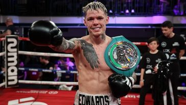 Charlie Edwards (en la foto) regresa a la acción el viernes por la noche en el York Hall de Bethnal Green.