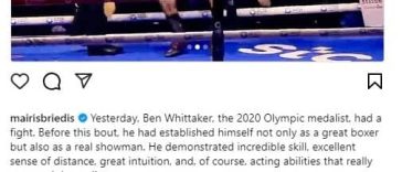 Mairis Briedis sobre Ben Whittaker