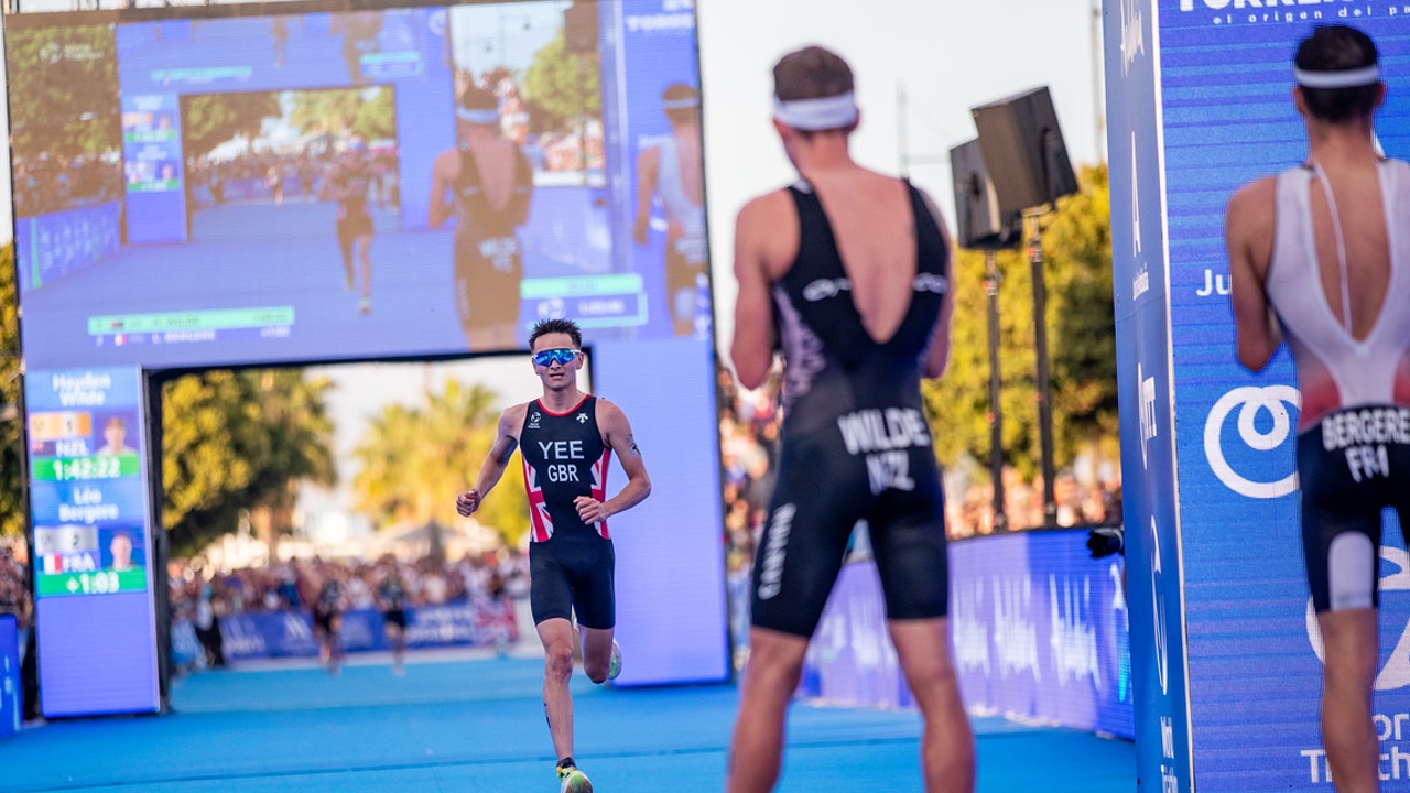 Alex Yee Hayden Wilde Gran Final WTCS Torremolinos 2024 crédito de la foto Triatlón Mundial