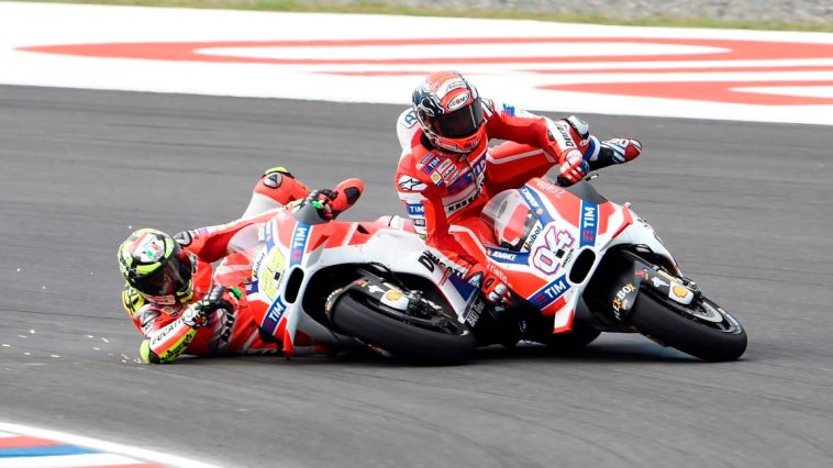 Andrea Iannone y Andrea Dovizioso, Ducati, MotoGP