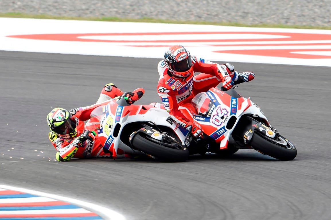 Andrea Iannone y Andrea Dovizioso, Ducati, MotoGP