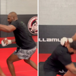 Jon Jones casi noquea al medallista de oro olímpico en un entrenamiento | VIDEO