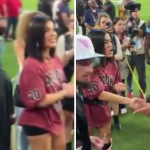 Kyler Murray confunde vergonzosamente a Tracy Cortez con la novia de Sean O'Malley | VIDEO