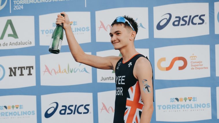 Alex Yee champán Gran Final WTCS 2024 Torremolinos crédito de la foto Triatlón Mundial