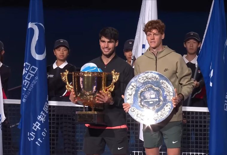 Carlos Alcaraz y Jannik Sinner, Abierto de Beijing 2024