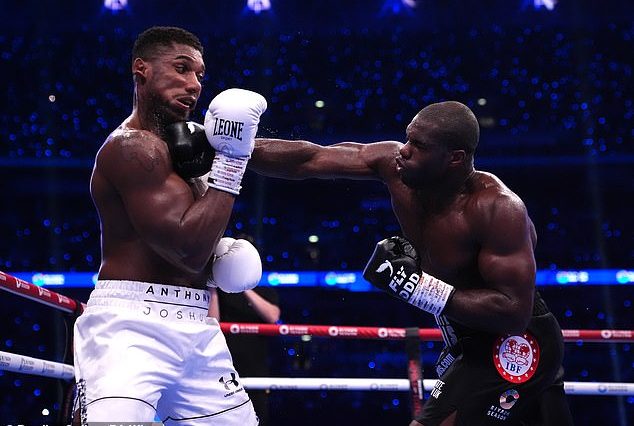 Los fanáticos en línea creen haber descubierto la asistencia real a la pelea por el título de peso pesado entre Anthony Joshua (izquierda) y Daniel Dubois (derecha) en Wembley el mes pasado.