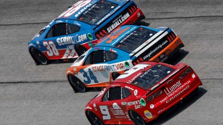 Todd Gilliland, Michael McDowell, Chase Elliott - Serie de la Copa NASCAR - Darlington Raceway