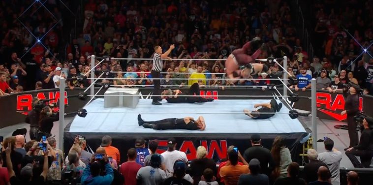 Big Bronson Reed desató un loco superplex sobre Braun Strowman en su 'Last Monster Standing Match'