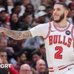 Chicago Bulls point guard Lonzo Ball during the Bulls' 125-123 pre-season win against the Minnesota Timberwolves on Wednesday, 16 October 2024